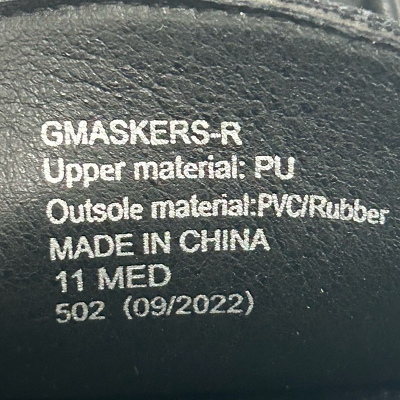 GUESS GMASKERS-R LOAFERS MEN BLACK SIZE 11M - Picture 6 of 11